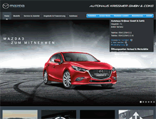 Tablet Screenshot of mazda.autohaus-krissmer.at